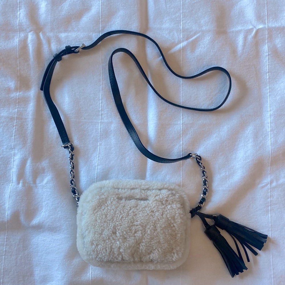 Michael Kors Jetset Shearling Crossbody Bag